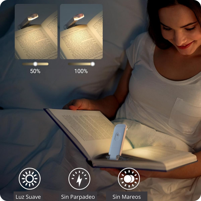 Luz LED recargable para lectura