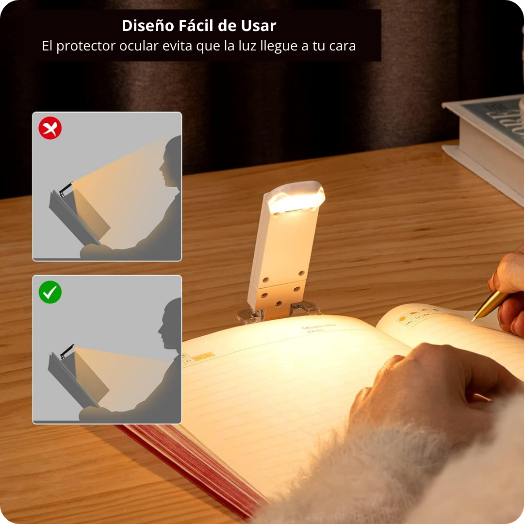 Luz LED recargable para lectura