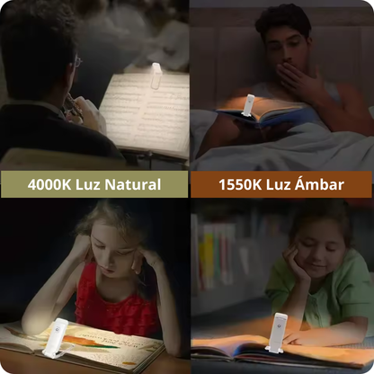 Luz LED recargable para lectura